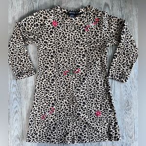 Leopard Print Girls Dress